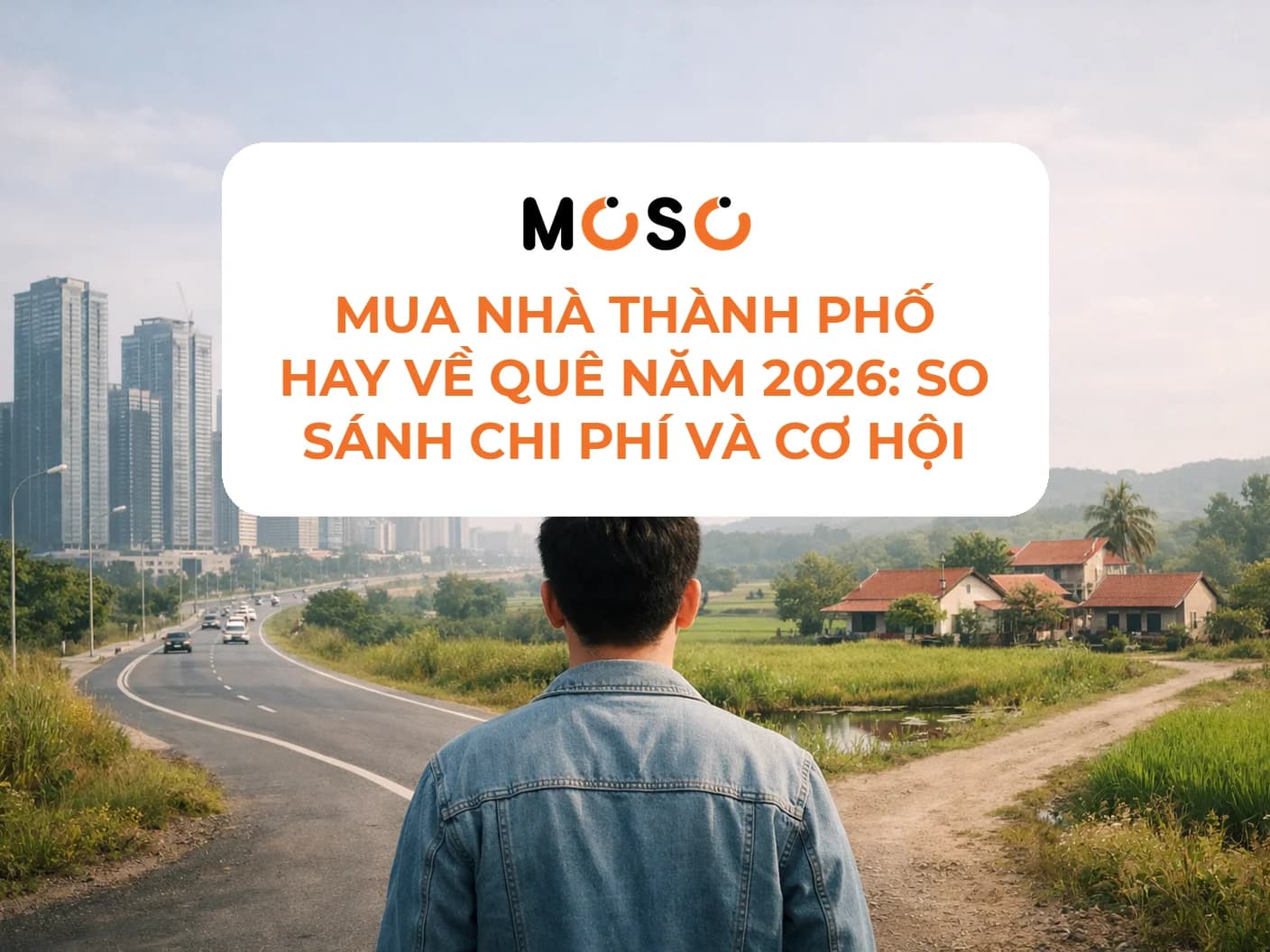 Mua nhà thành phố hay về quê năm 2026: So sánh chi phí và cơ hội