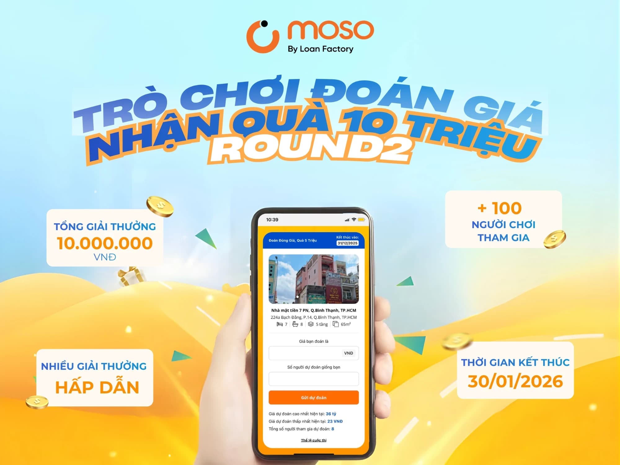 TRÒ CHƠI ĐOÁN GIÁ - ROUND 2 - Thể lệ & Cơ Cấu Giải Thưởng