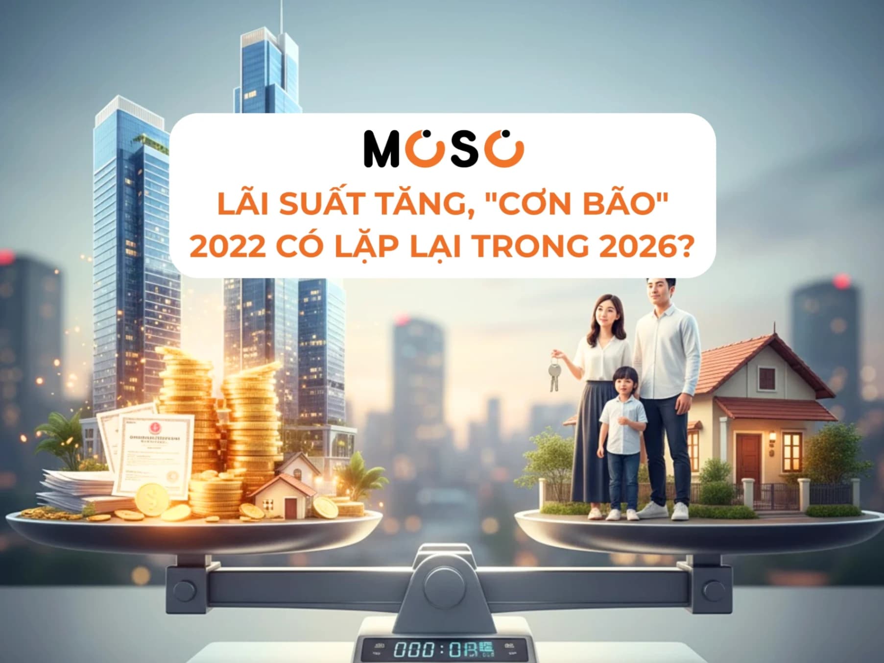 Thị trường Bất động sản 2026: Lãi suất nhích tăng, liệu "cơn bão" 2022 có quay trở lại?