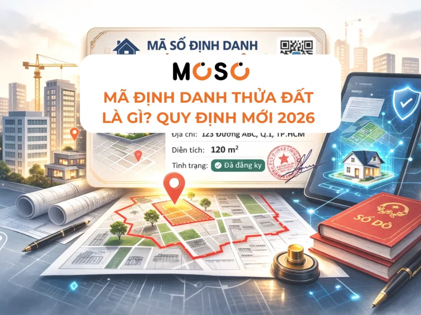 Mã định danh thửa đất là gì? Quy định mới 2026 & Tác động đến thị trường BĐS