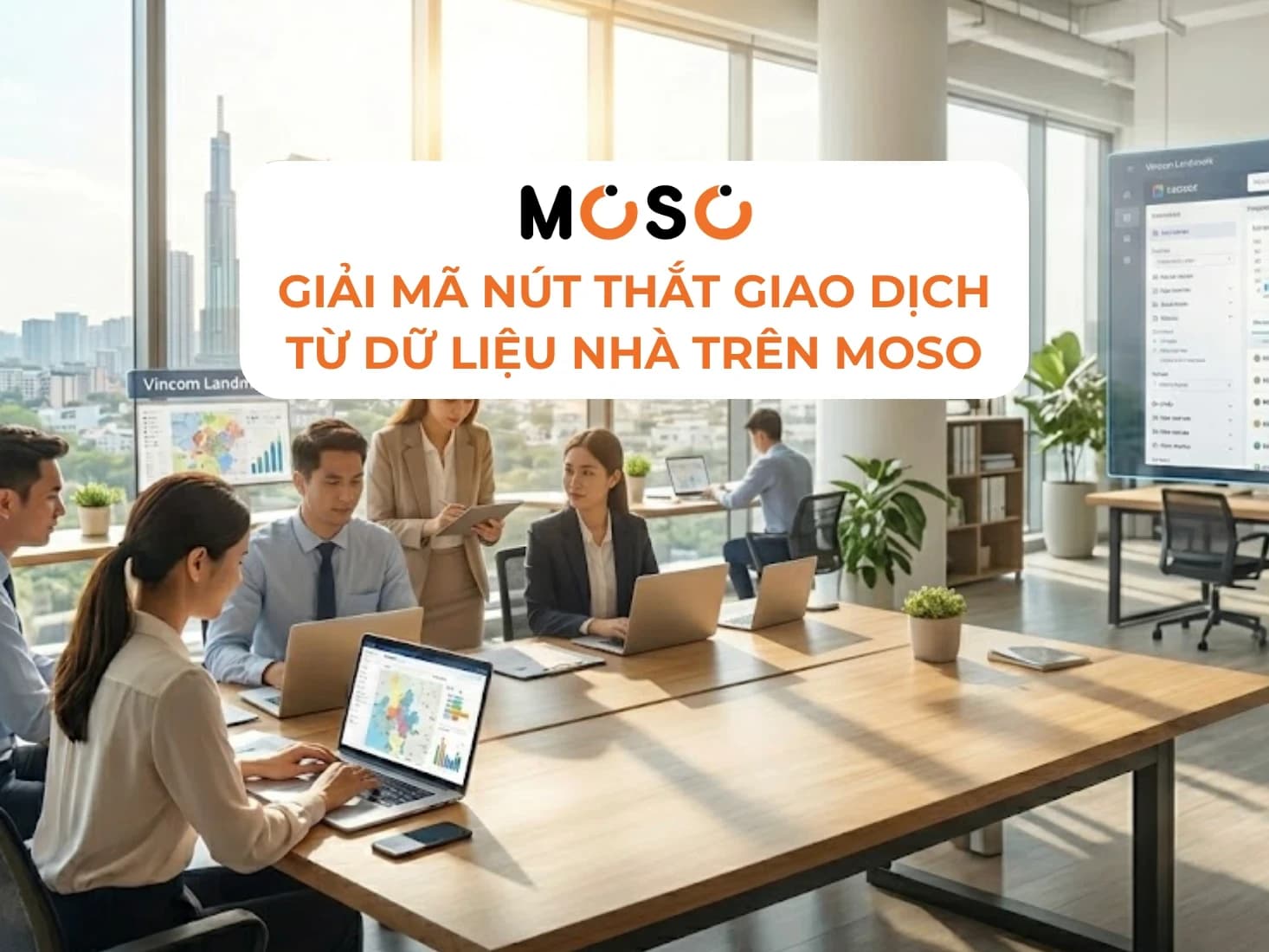 Giải Mã Nút Thắt Giao Dịch BĐS từ dữ liệu giá nhà trên MOSO
