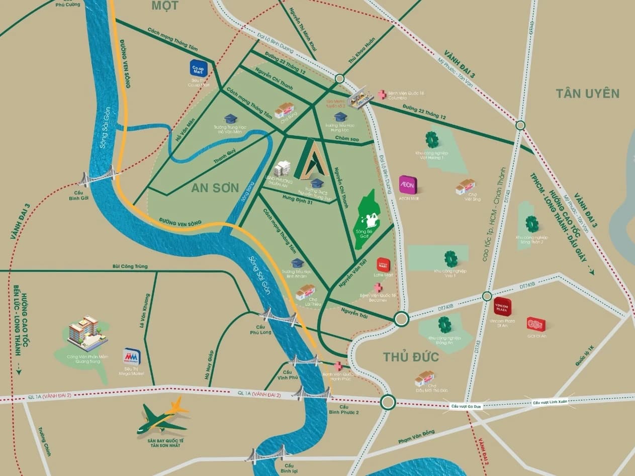 THE EMERALD GARDEN VIEW — Thành phố Thuận An, Tỉnh Bình Dương — ảnh 2