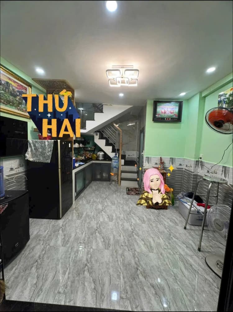 Bán - Nhà hẻm 100/25/5 Đường Trần Hưng Đạo, Phường Bến Thành, Thành phố Hồ Chí Minh