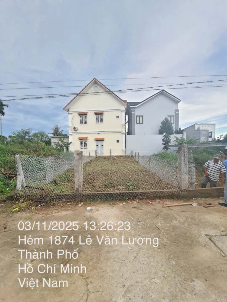 Bán - Đất thổ cư 1874, Hẻm 1902 Lê Văn Lương, Xã Nhơn Đức, Thành phố Hồ Chí Minh