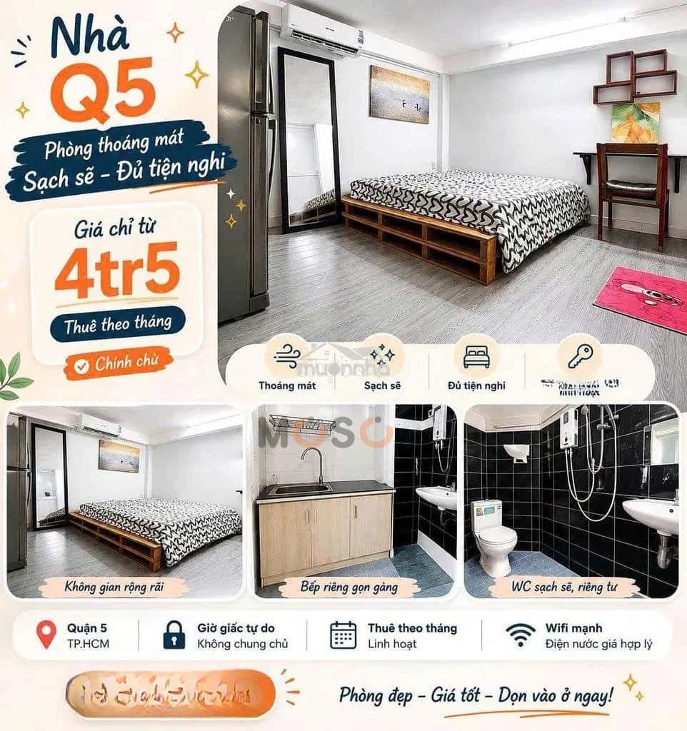 Cho thuê phòng trọ Bàn Cờ Quận 3, TP.HCM – giá 4 triệu — Hình 3 Cho thuê phòng trọ Bàn Cờ Quận 3, TP.HCM – giá 4 triệu — Hình 3