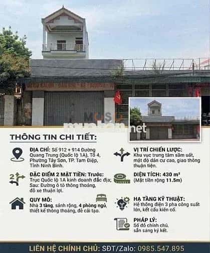 Cho thuê nhà mặt tiền Tam Điệp, Ninh Bình – giá 70 triệu — Hình 2 Cho thuê nhà mặt tiền Tam Điệp, Ninh Bình – giá 70 triệu — Hình 2