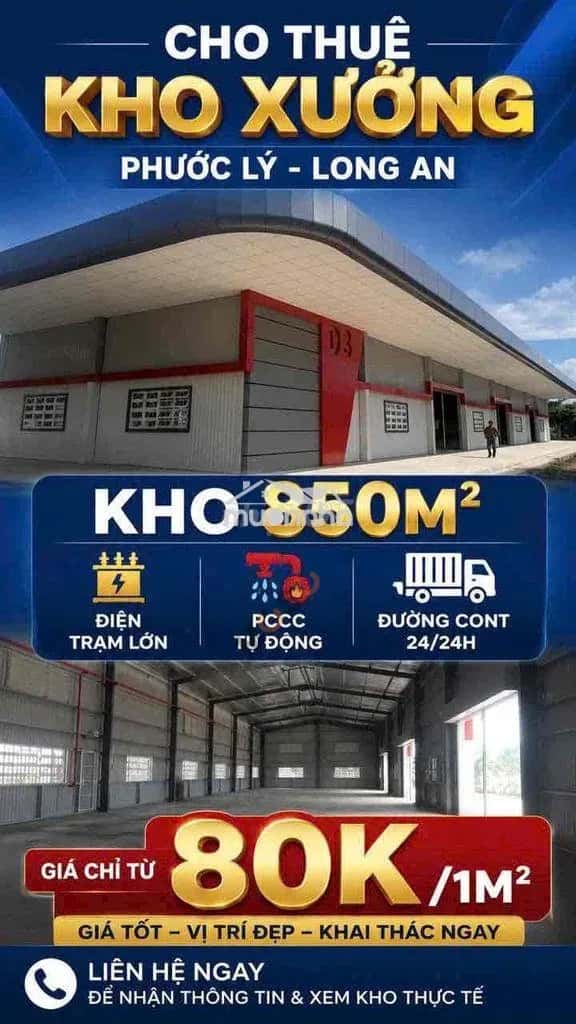 Cho thuê kho, nhà xưởng Huyện Cần Giuộc, Long An – giá 65 triệu — Hình 3 Cho thuê kho, nhà xưởng Huyện Cần Giuộc, Long An – giá 65 triệu — Hình 3