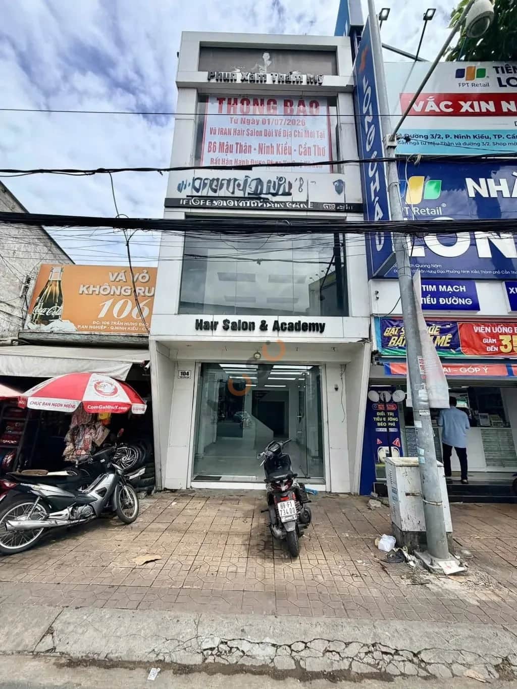 Cho thuê nhà mặt tiền Lý Tự Trọng Ninh Kiều, Cần Thơ – 1 phòng ngủ, giá 32 triệu Cho thuê nhà mặt tiền Lý Tự Trọng Ninh Kiều, Cần Thơ – 1 phòng ngủ, giá 32 triệu