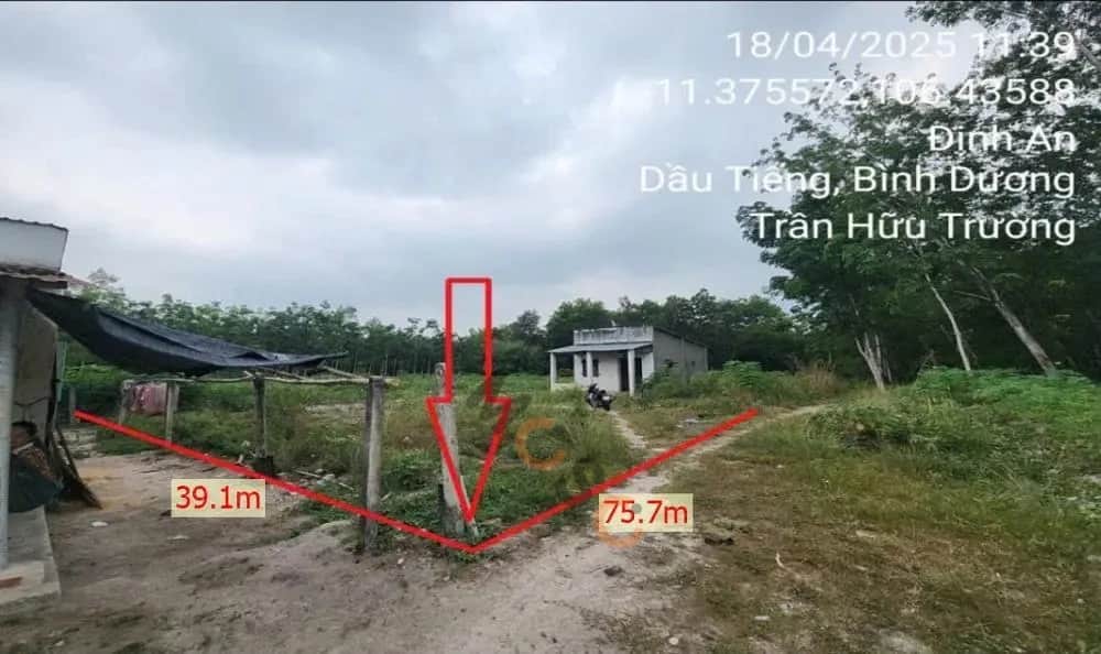 Bán đất X. Định An Huyện Dầu Tiếng, Bình Dương – giá 1.6 tỷ Bán đất X. Định An Huyện Dầu Tiếng, Bình Dương – giá 1.6 tỷ
