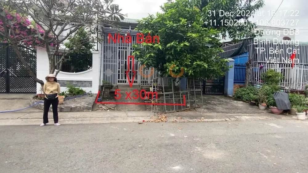 Bán nhà hẻm NB4B Thị xã Bến Cát, Bình Dương – giá 3.2 tỷ Bán nhà hẻm NB4B Thị xã Bến Cát, Bình Dương – giá 3.2 tỷ