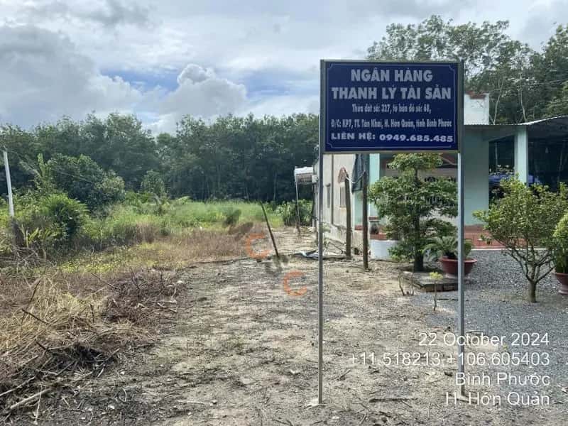 Bán đất Khu phố 7, thị trấn Tân Khai Huyện Hớn Quản, Bình Phước – giá 896 triệu — Hình 3 Bán đất Khu phố 7, thị trấn Tân Khai Huyện Hớn Quản, Bình Phước – giá 896 triệu — Hình 3