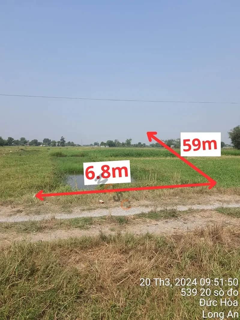 Bán đất 20 sò đo Đức Hòa, Long An – giá 1.8 tỷ Bán đất 20 sò đo Đức Hòa, Long An – giá 1.8 tỷ