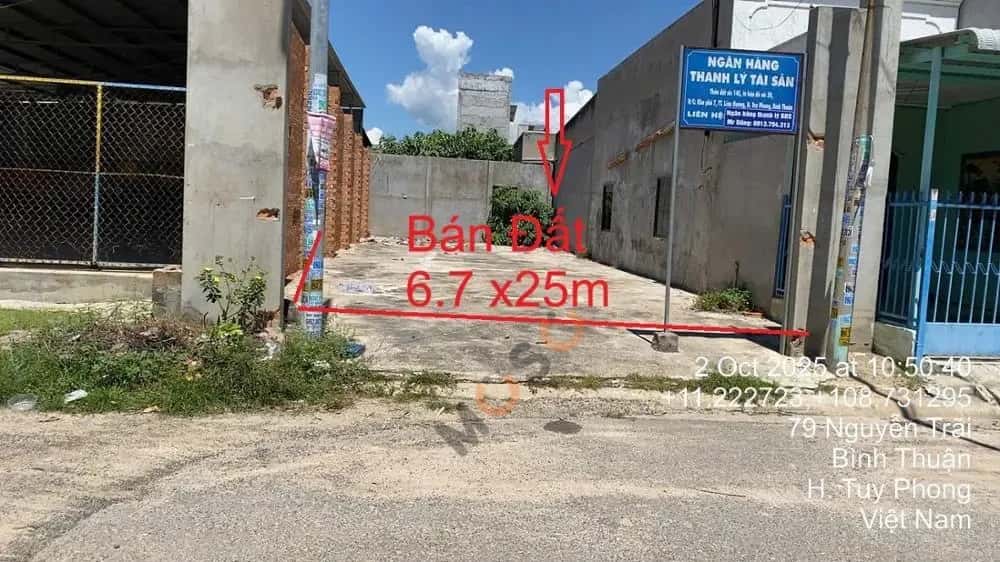 Bán đất Nguyễn Trãi Huyện Tuy Phong, Bình Thuận – giá 2 tỷ — Hình 3 Bán đất Nguyễn Trãi Huyện Tuy Phong, Bình Thuận – giá 2 tỷ — Hình 3