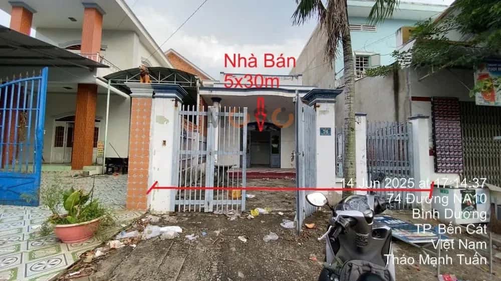 Bán nhà hẻm NA10 Thị xã Bến Cát, Bình Dương – giá 3.4 tỷ — Hình 2 Bán nhà hẻm NA10 Thị xã Bến Cát, Bình Dương – giá 3.4 tỷ — Hình 2
