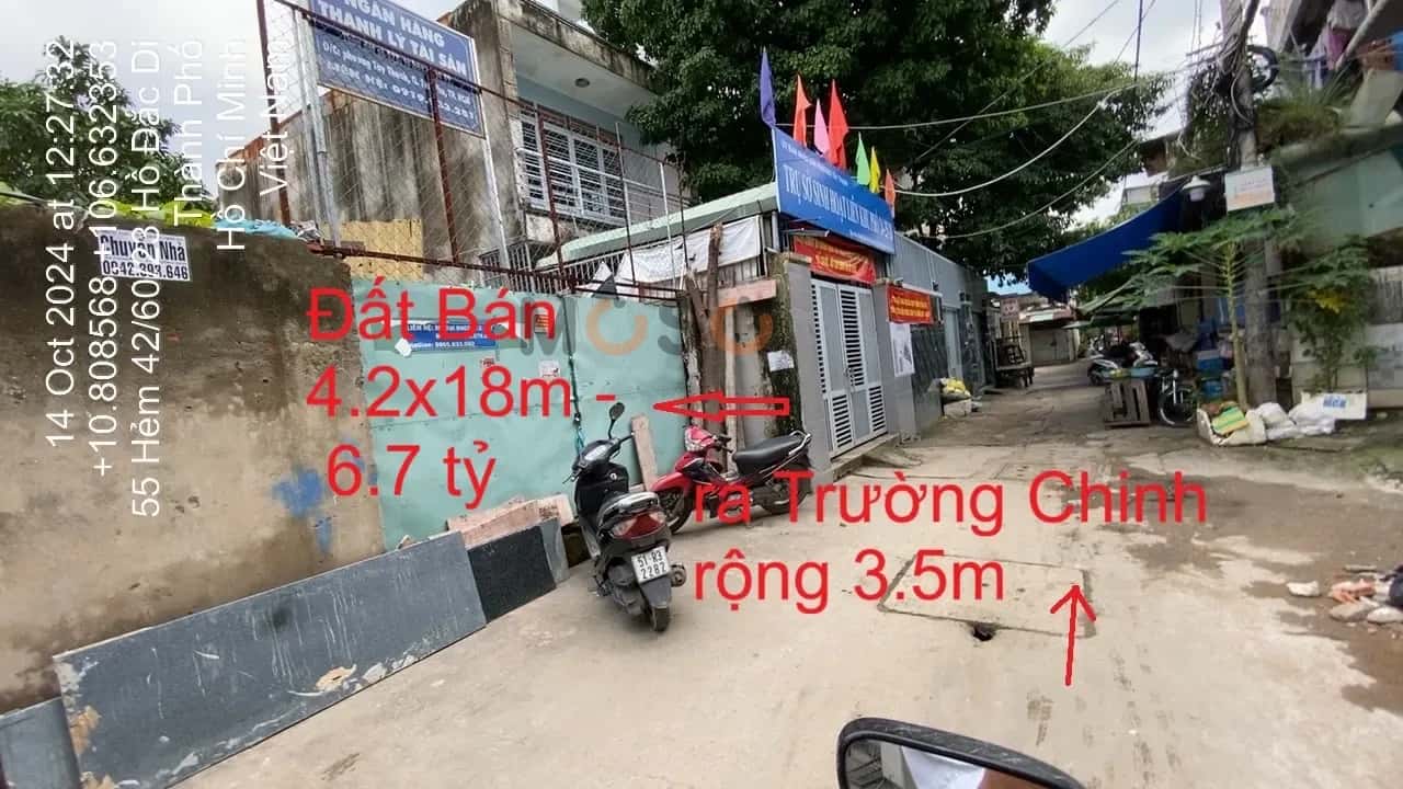 Bán đất Hồ Đắc Di Quận Tân Phú, TP.HCM – giá 6.8 tỷ — Hình 2 Bán đất Hồ Đắc Di Quận Tân Phú, TP.HCM – giá 6.8 tỷ — Hình 2