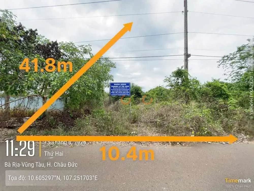 Bán đất Châu Đức, BRVT – giá 1 tỷ Bán đất Châu Đức, BRVT – giá 1 tỷ