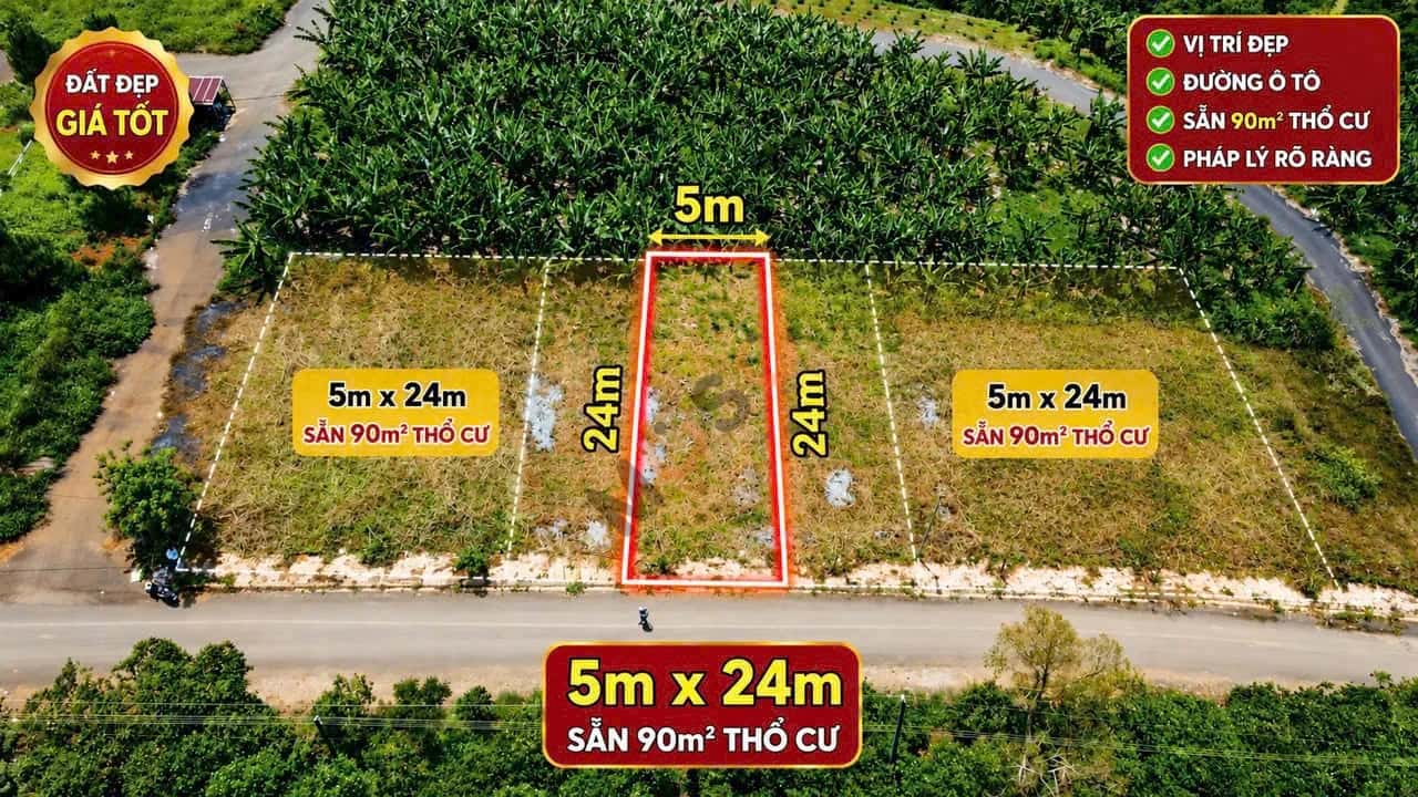 Bán đất Âu Cơ Thành phố Bảo Lộc, Lâm Đồng – giá 300 triệu — Hình 2 Bán đất Âu Cơ Thành phố Bảo Lộc, Lâm Đồng – giá 300 triệu — Hình 2