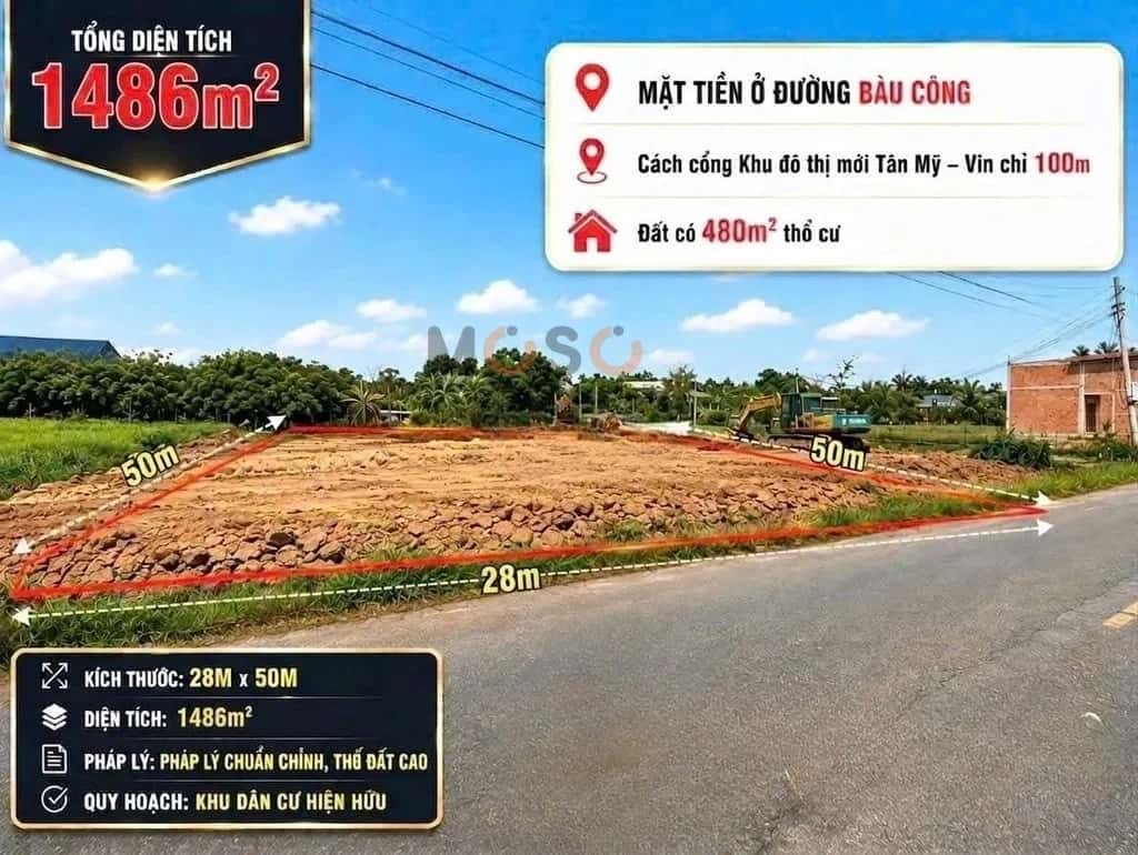 Bán đất Bàu Công Huyện Đức Hòa, Long An – giá 18.2 tỷ — Hình 3 Bán đất Bàu Công Huyện Đức Hòa, Long An – giá 18.2 tỷ — Hình 3