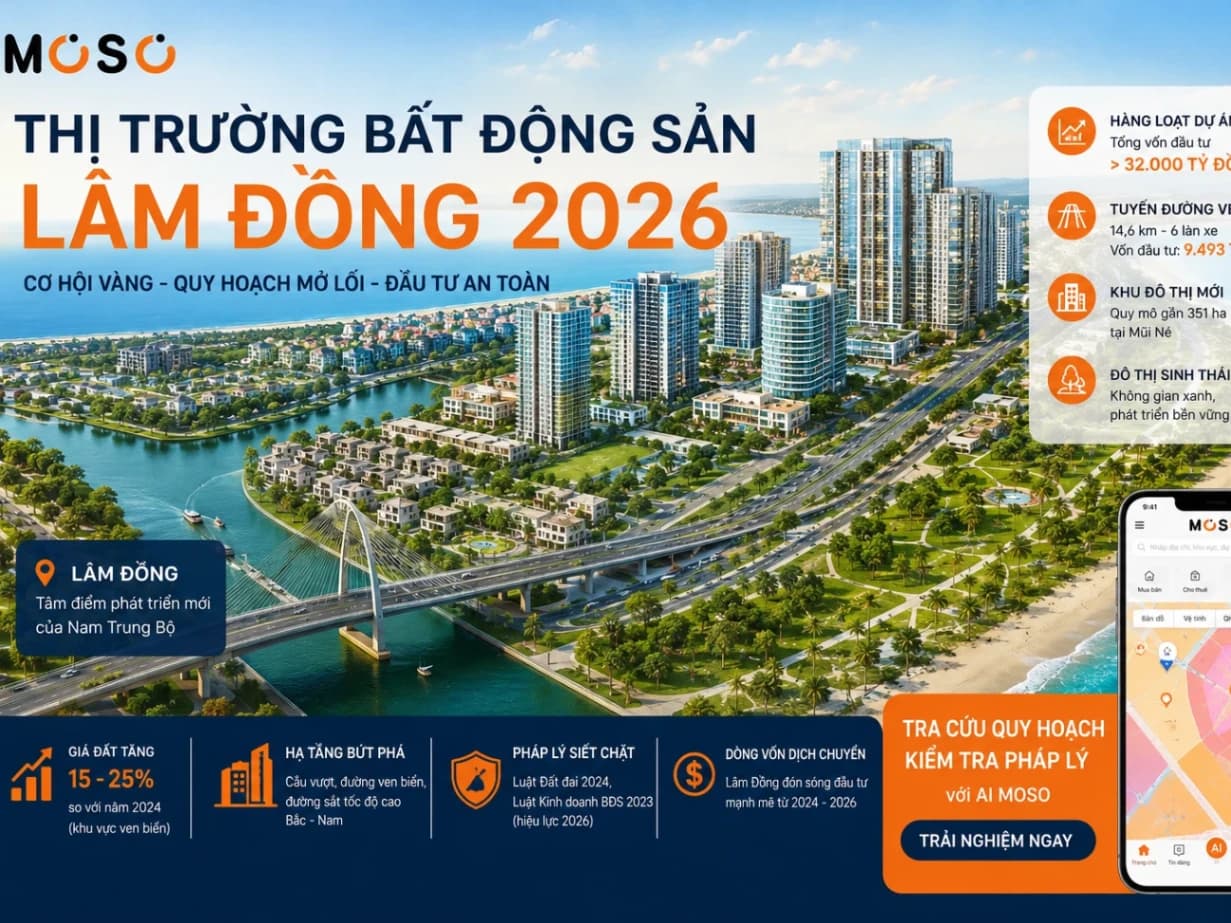 Thị trường bất động sản Lâm Đồng 2026: Sức hút đầu tư, giá trị thực và rủi ro pháp lý