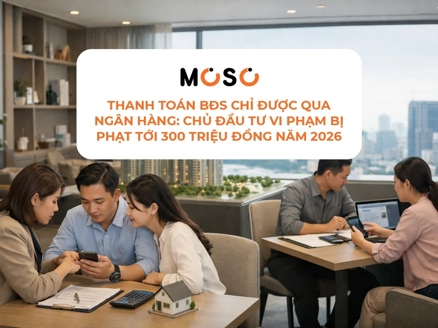 Thanh toán BĐS bằng tiền mặt: CĐT bị phạt tới 300 triệu đồng Thanh toán BĐS bằng tiền mặt: CĐT bị phạt tới 300 triệu đồng