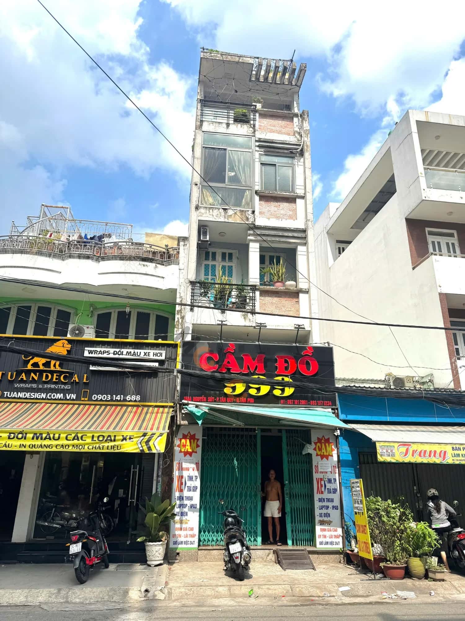 Bán nhà mặt tiền Đường Nguyễn Súy Quận Tân Phú, TP.HCM – 4 phòng ngủ, giá 10.9 tỷ