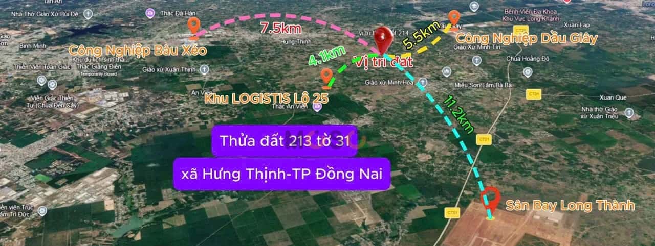 Bán đất hưng bình 1 Huyện Trảng Bom, Đồng Nai – giá 2.1 tỷ — Hình 2
