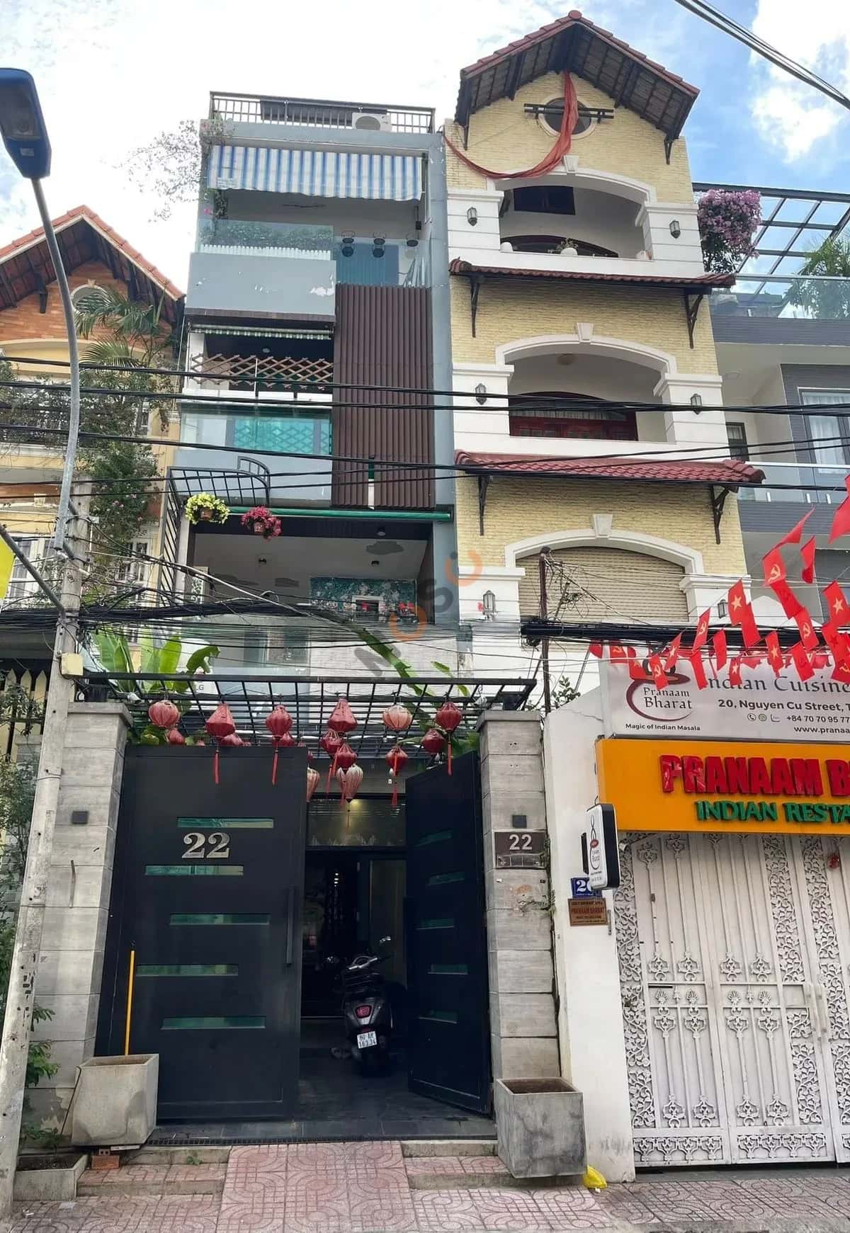 Cho thuê nhà mặt tiền Nguyễn Cừ Quận 2, TP.HCM – 6 phòng ngủ, giá 120 triệu