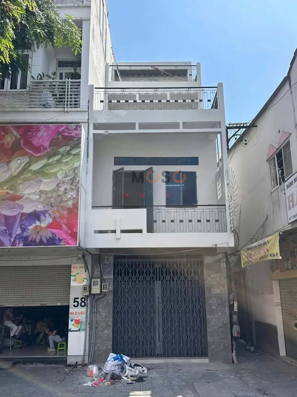 Cho thuê nhà mặt tiền Nguyễn Biểu Quận 5, TP.HCM – 8 phòng ngủ, giá 55 triệu