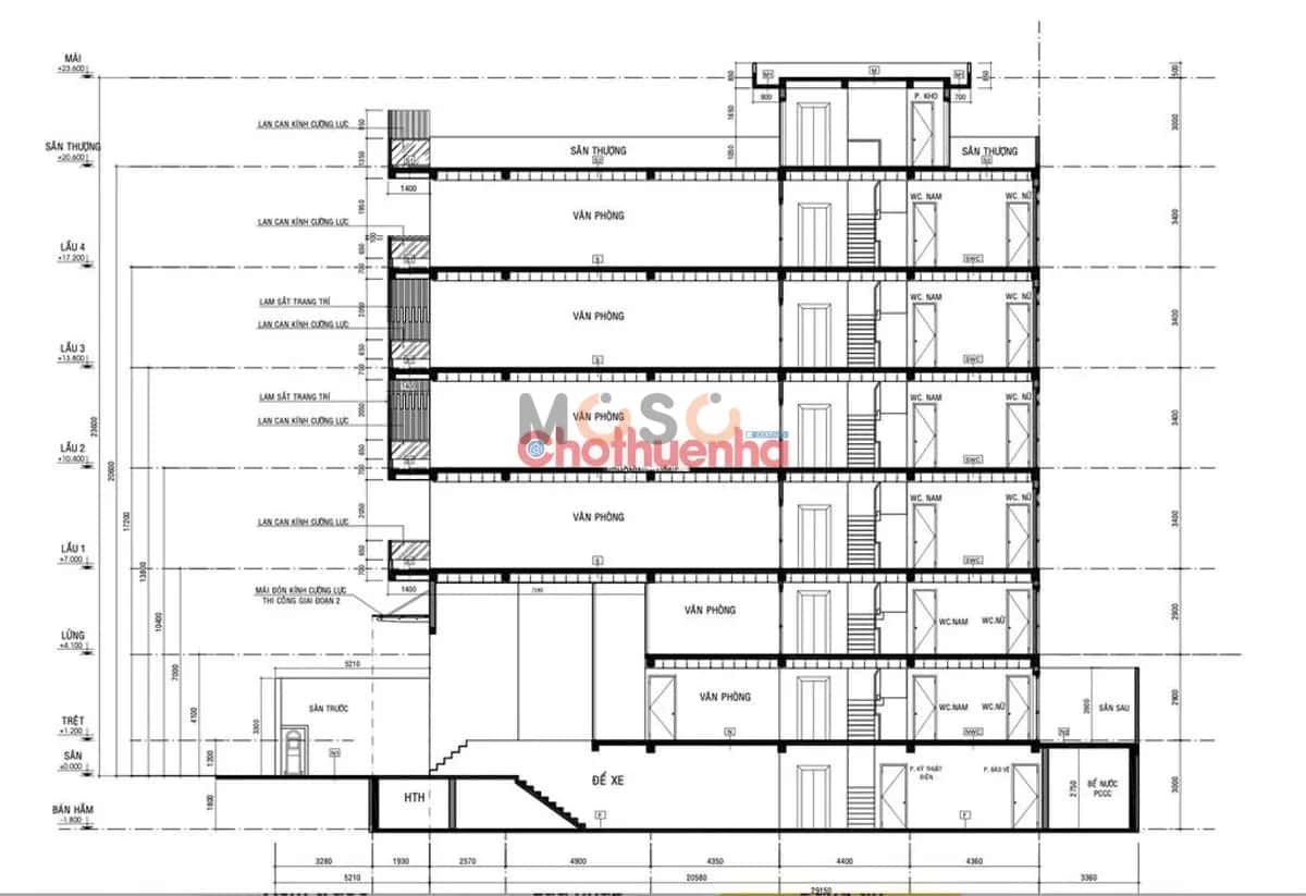 Cho thuê văn phòng Đồng Đen Tân Bình, TP.HCM – giá 250 triệu — Hình 3