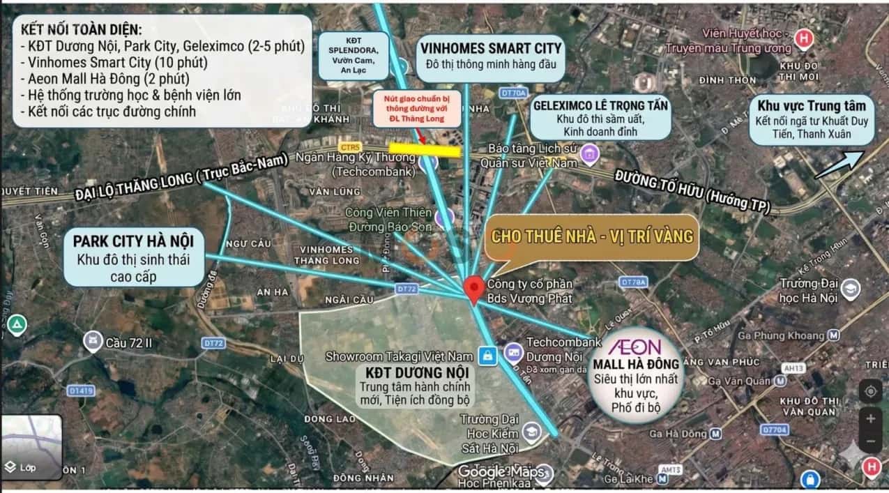 Cho thuê nhà mặt tiền Lê Trọng Tấn Hà Đông, Hà Nội – giá 200 triệu — Hình 2