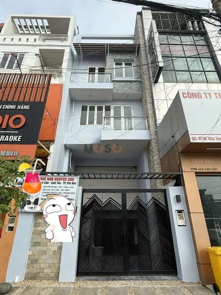 Cho thuê nhà mặt tiền Kha Vạn Cân Thủ Đức, TP. Thủ Đức – 5 phòng ngủ, giá 40 triệu