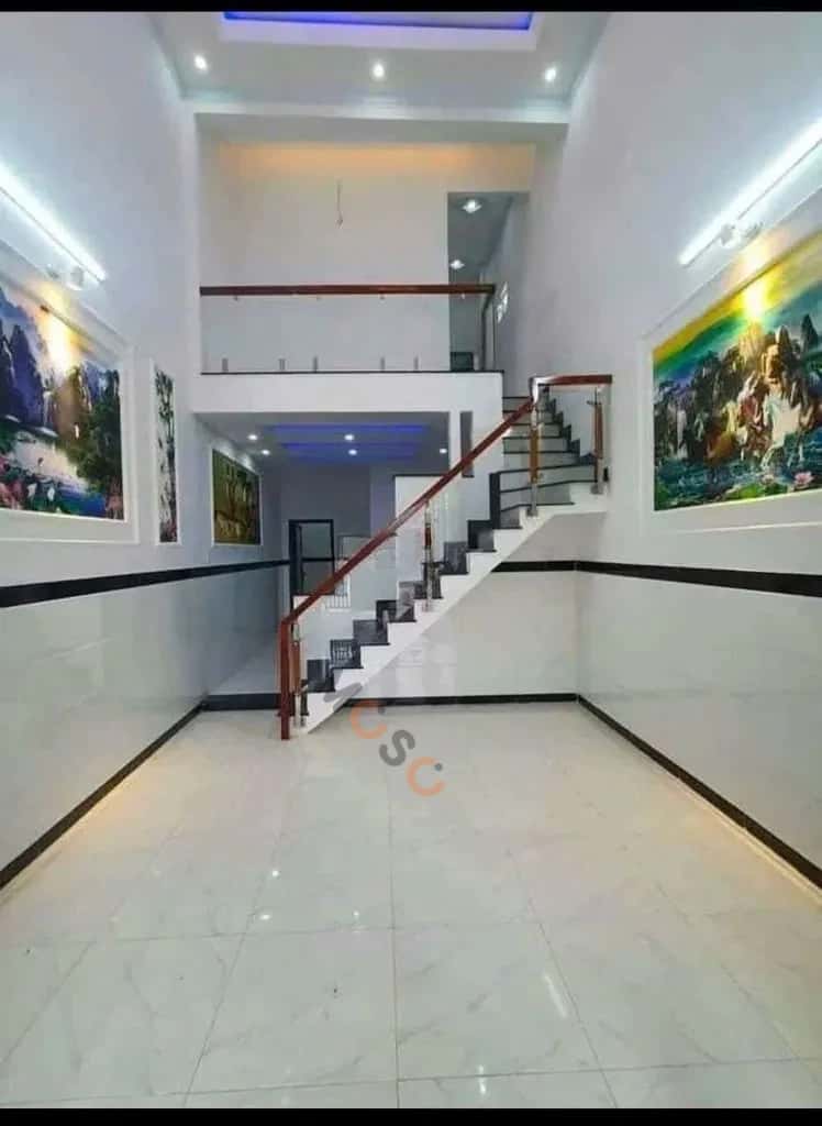 Cho thuê nhà hẻm Đường thông ôtô Thành phố Thuận An, Bình Dương – 3 phòng ngủ, giá 4.5 triệu