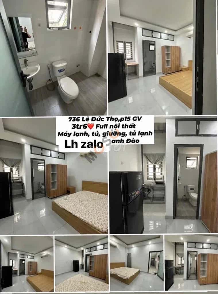 Cho thuê căn hộ chung cư Lê Đức Thọ Quận Gò Vấp, TP.HCM – 1 phòng ngủ, giá 3.3 triệu — Hình 3