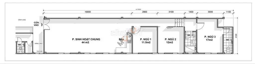 Cho thuê đất Vĩnh Viễn Quận 10, TP.HCM – 3 phòng ngủ, giá 8.5 triệu — Hình 2