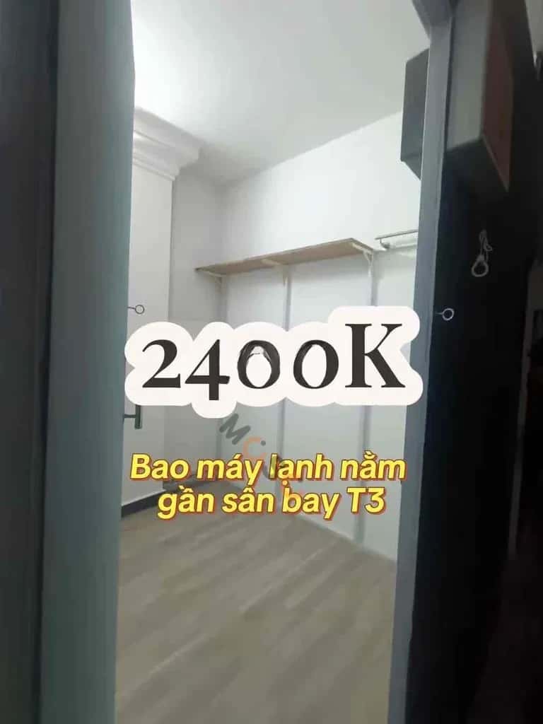 Cho thuê phòng trọ Hoàng Văn Thụ Quận Tân Bình, TP.HCM – 1 phòng ngủ, giá 2.4 triệu