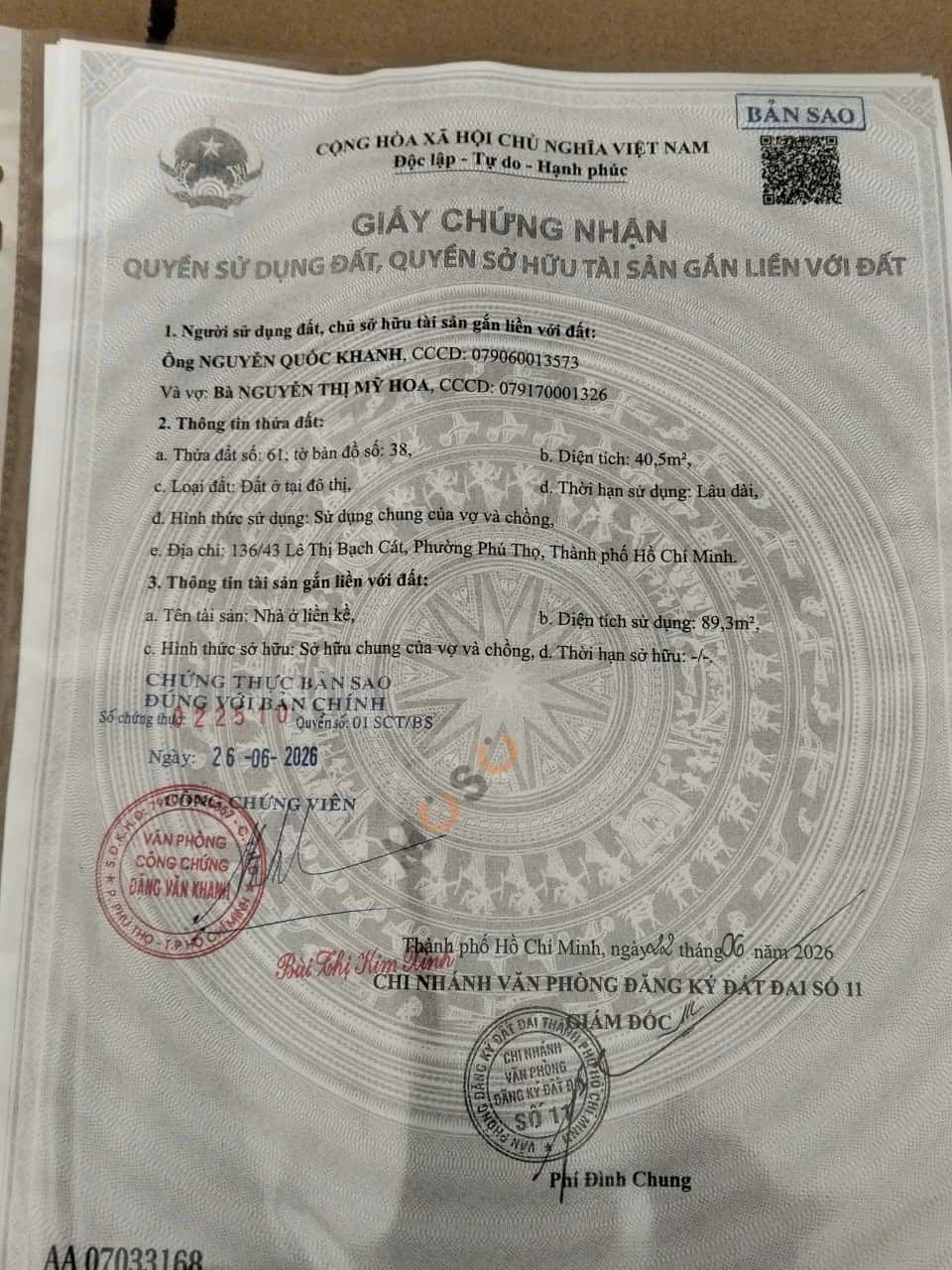Bán nhà hẻm Lê Thị Bạch Cát Quận 11, TP.HCM – 3 phòng ngủ, giá 5.8 tỷ - ảnh 6
