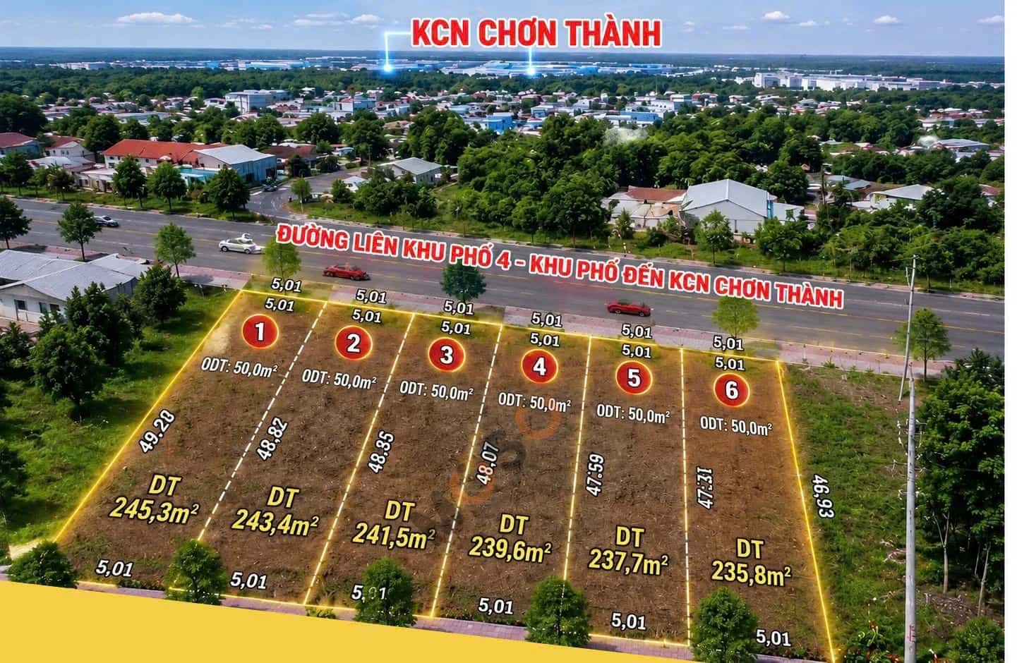 Bán đất phạm hồng thái Thị xã Chơn Thành, Bình Phước – giá 850 triệu — Hình 2 Bán đất phạm hồng thái Thị xã Chơn Thành, Bình Phước – giá 850 triệu — Hình 2