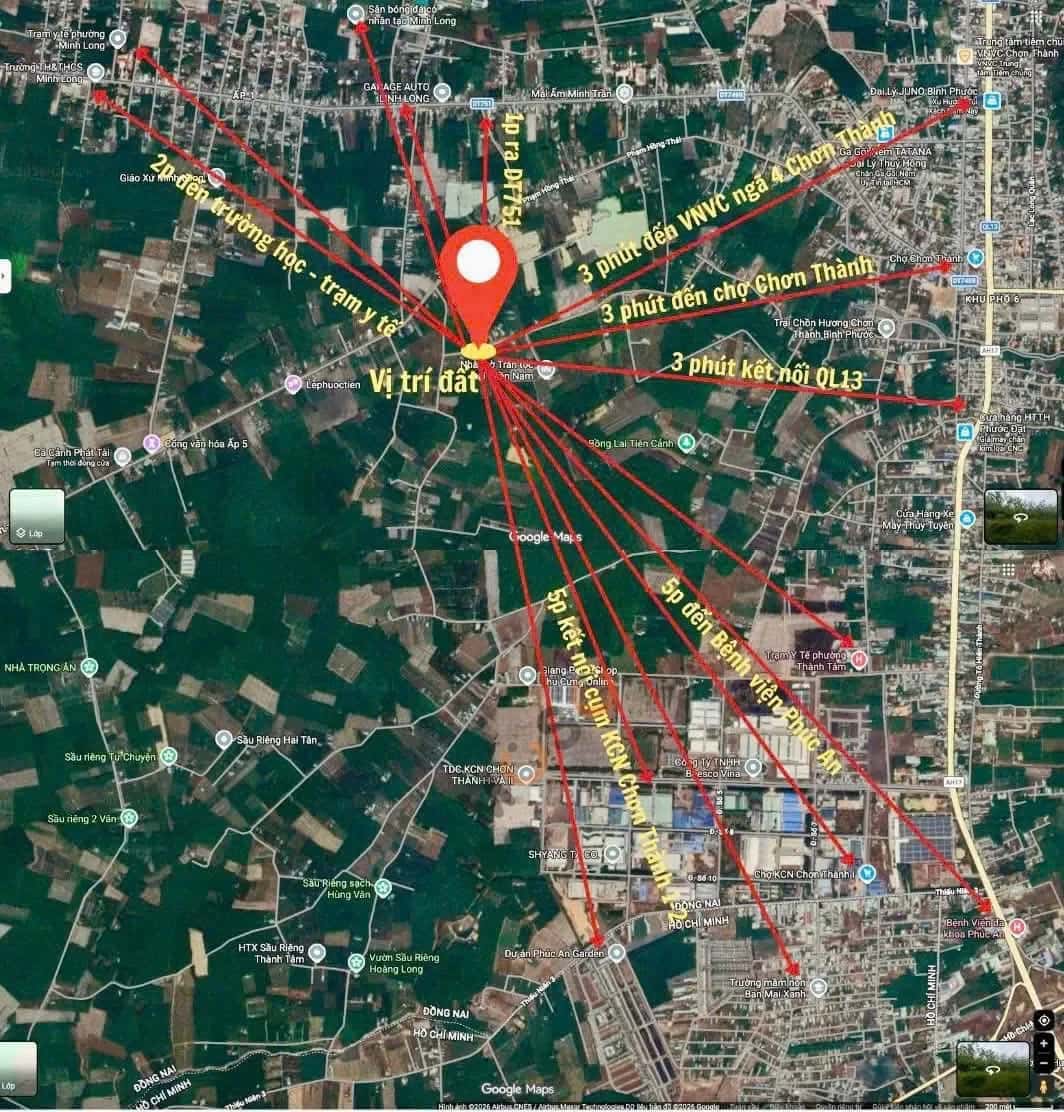 Bán đất phạm hồng thái Thị xã Chơn Thành, Bình Phước – giá 850 triệu — Hình 3 Bán đất phạm hồng thái Thị xã Chơn Thành, Bình Phước – giá 850 triệu — Hình 3