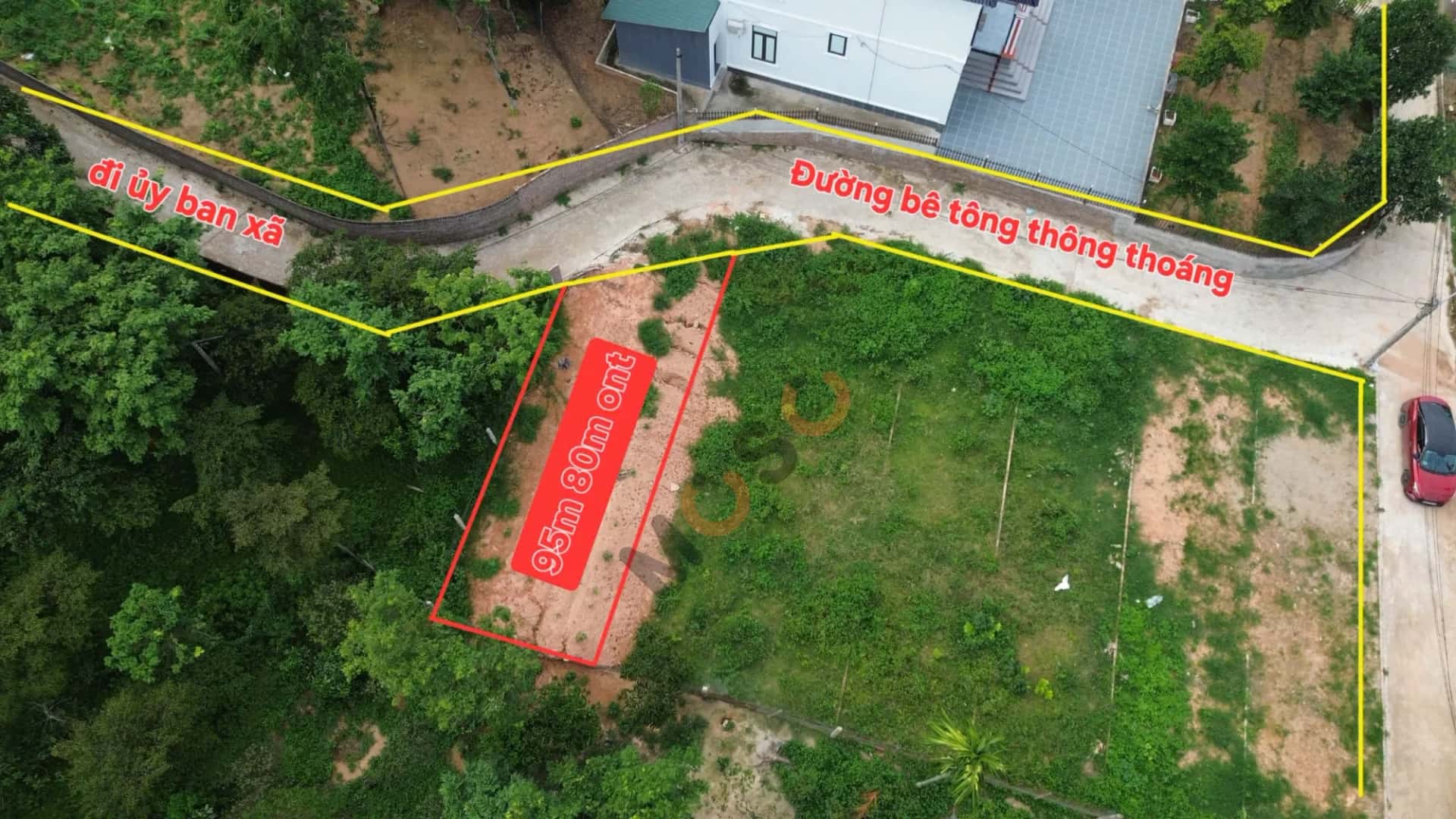 Bán đất đường ĐT302 Huyện Tam Dương, Vĩnh Phúc – giá 390 triệu — Hình 2
