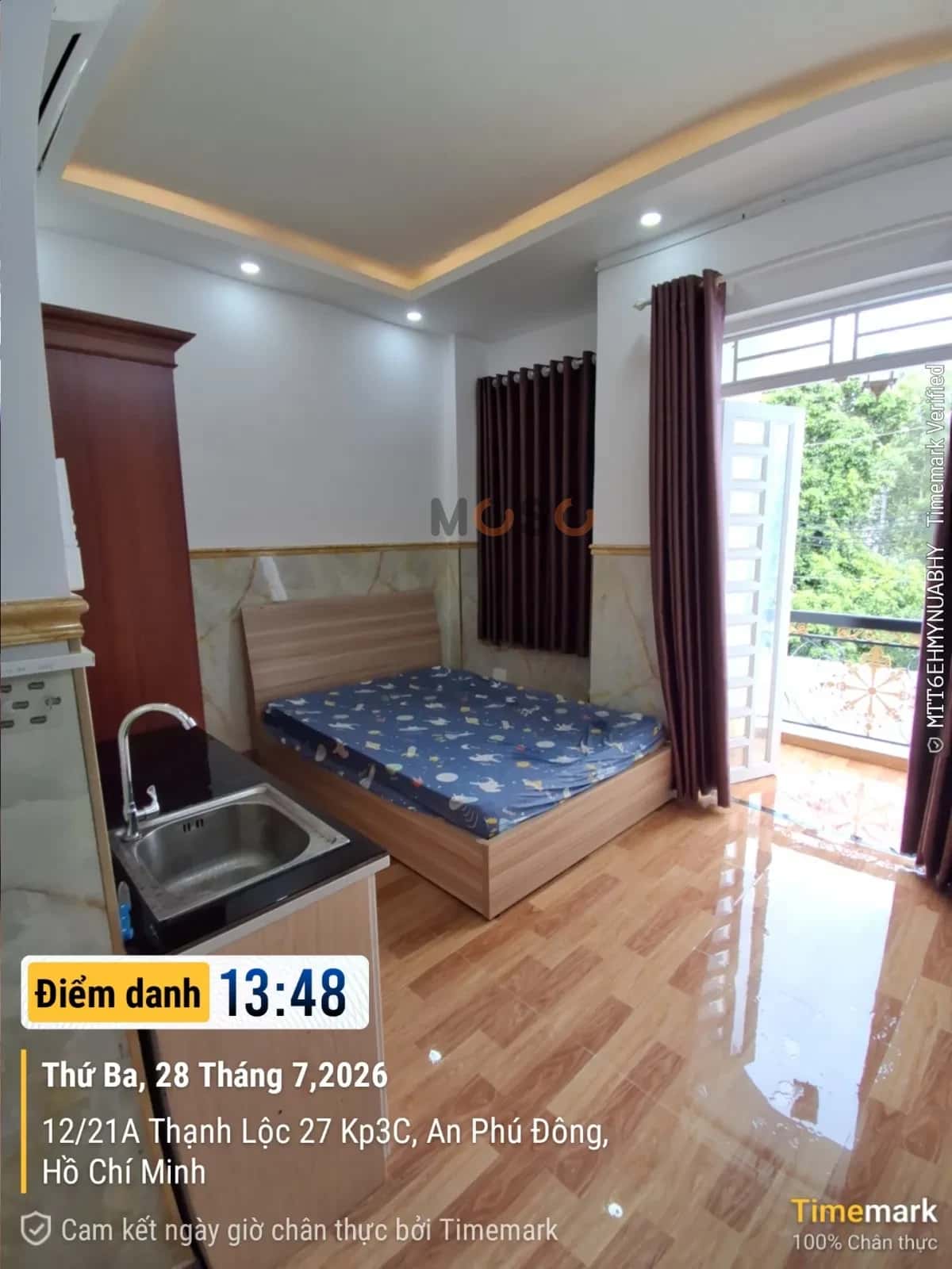 Cho thuê phòng trọ Đường Thạnh Lộc 27 An Phú Đông, TP.HCM – giá 2.8 triệu