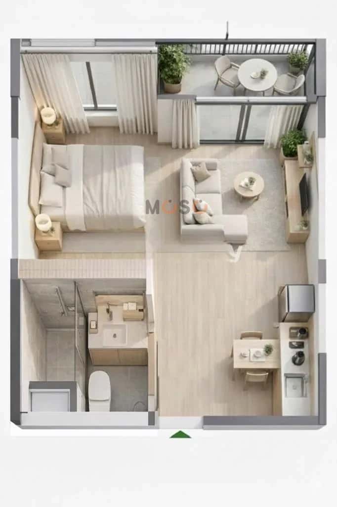 Cho thuê căn hộ chung cư Đường Nguyễn Đức Thuận Gia Lâm, Hà Nội – giá 6.5 triệu