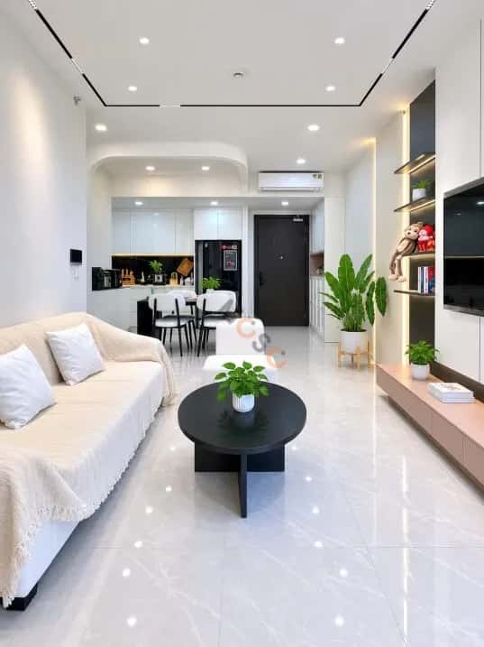 Cho thuê căn hộ chung cư Đường D1 Huyện Nhà Bè, TP.HCM – 2 phòng ngủ, giá 12 triệu