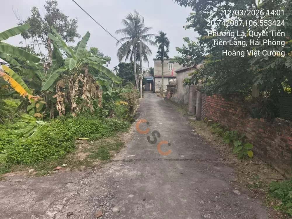 Bán nhà hẻm Thôn Phương La Huyện Tiên Lãng, TP. Hải Phòng – giá 782 triệu