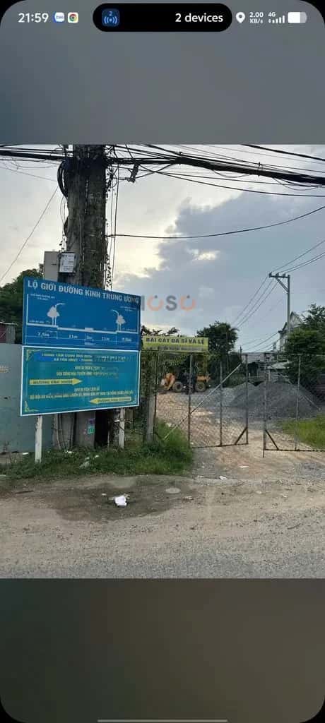 Bán đất Kênh Trung Ương Huyện Bình Chánh, TP.HCM – giá 6.6 tỷ