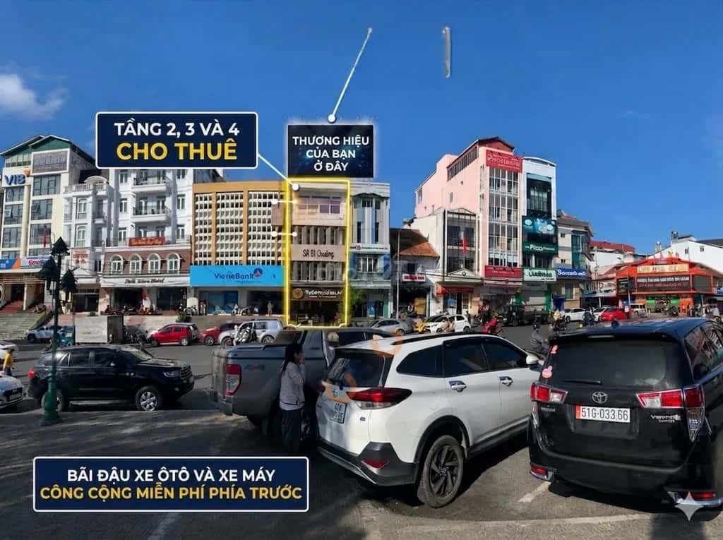Cho thuê nhà mặt tiền Khu Hoà Bình Thành phố Đà Lạt, Lâm Đồng – giá 80 triệu