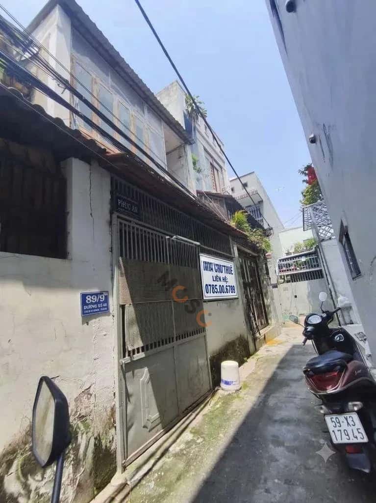 Cho thuê nhà hẻm Đường Số 49 Thủ Đức, TP.HCM – 2 phòng ngủ, giá 8 triệu
