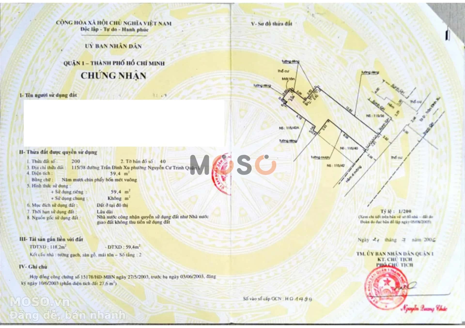 Bán nhà hẻm Trần Đình Xu Quận 1, TP.HCM – 2 phòng ngủ, giá 15.6 tỷ - ảnh 3