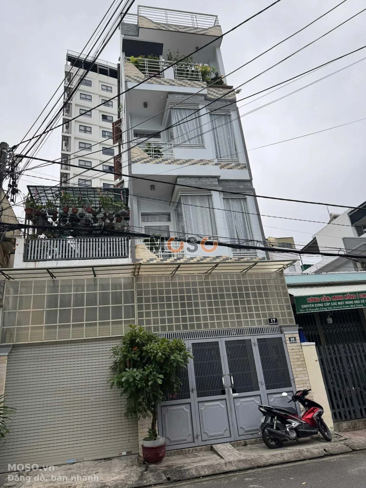 Bán nhà mặt tiền Nguyễn Công Trứ Thành phố Nha Trang, Khánh Hòa – 4 phòng ngủ, giá 17 tỷ - ảnh 1