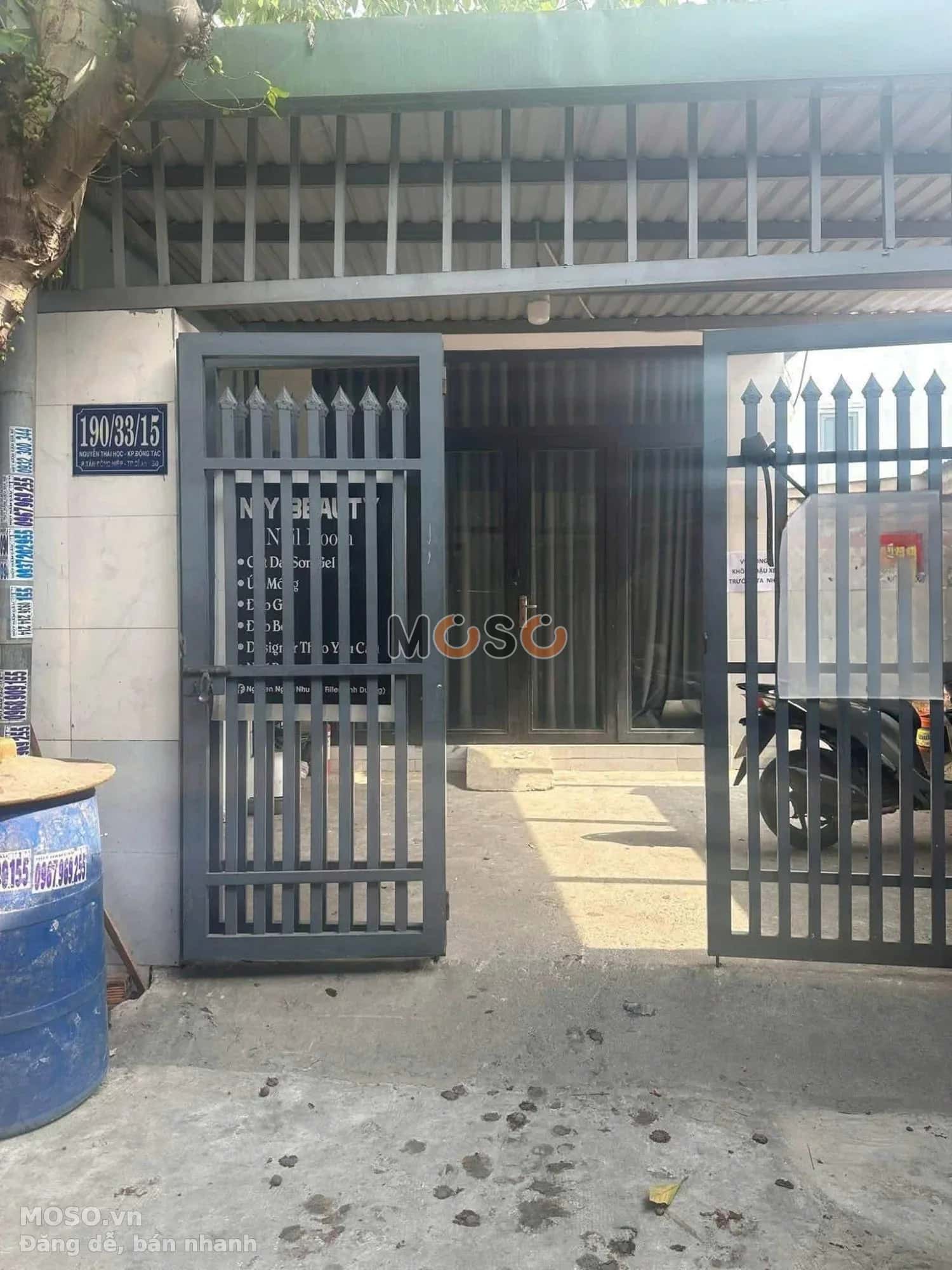 Bán nhà hẻm Nguyễn Thái Học, khu phố Đông Tác Thành phố Dĩ An, Bình Dương – 8 phòng ngủ, giá 4.5 tỷ - ảnh 1