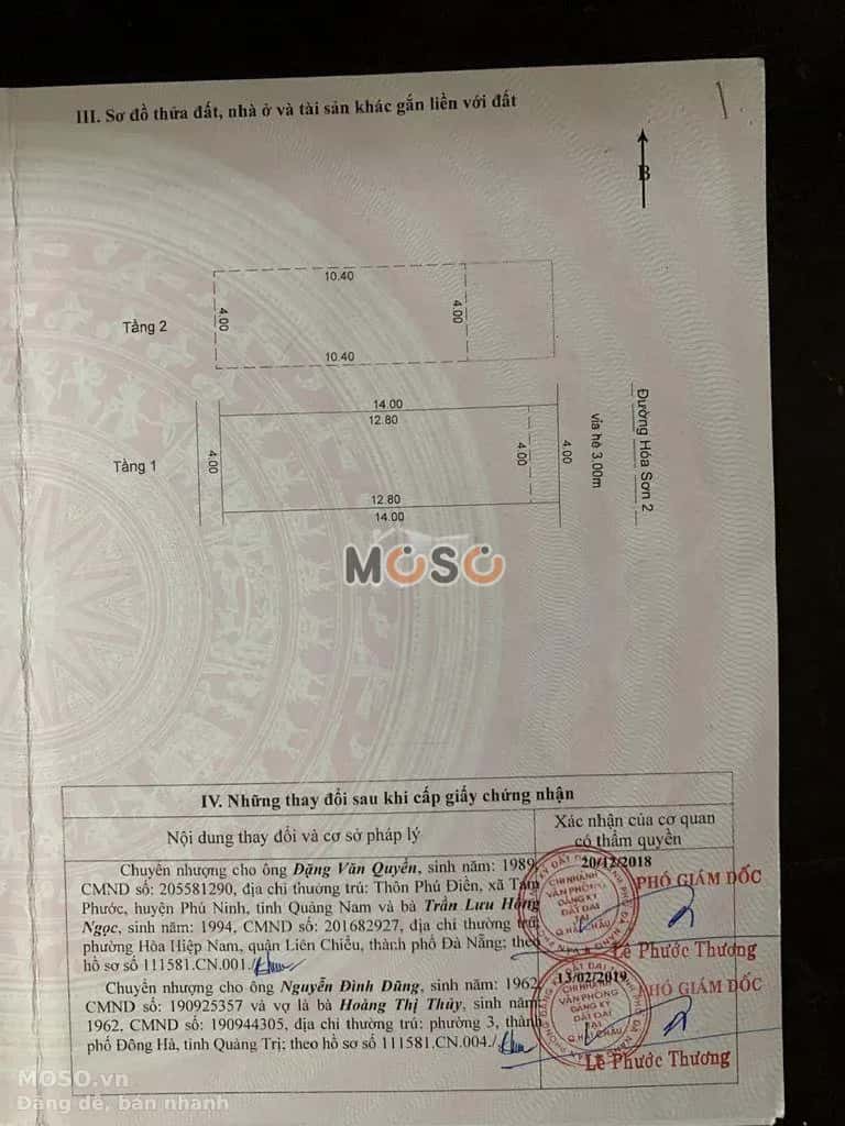 Cho thuê nhà hẻm Hóa Sơn 2 Hải Châu, Đà Nẵng – 2 phòng ngủ, giá 10 triệu - ảnh 4